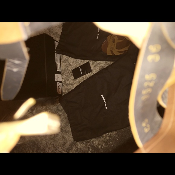 SAINT LAURENT Tribute Suede in Tan Color - Picture 8 of 8